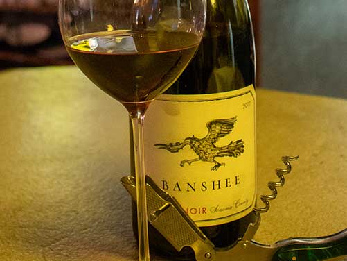 The Best Restaurant in Vero Beach with Bottles of Banshee Wine