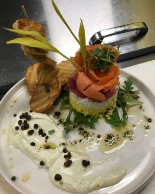 Another Smoked Salmon Tower